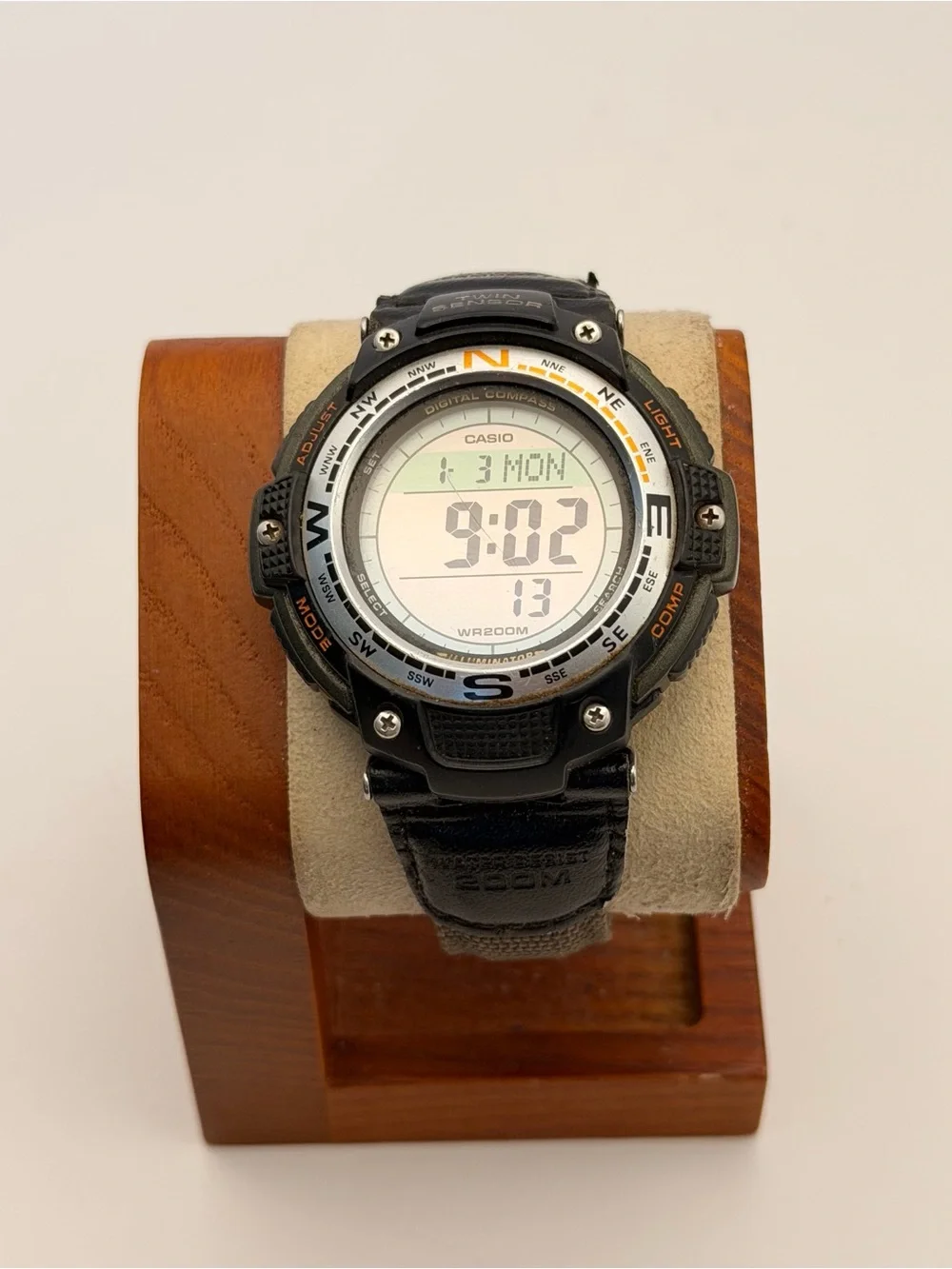 Casio SGW100B-3V Twin Sensor, New Battery, Tested, OEM Band